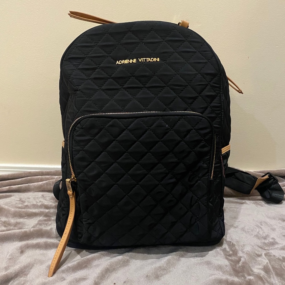 Adrienne Vittadini Black Backpack